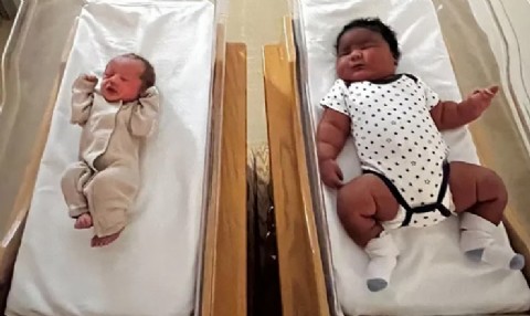 Nacimiento fuera de lo común: un bebé de 5,9 kilos sorprendió a un hospital en Nueva York