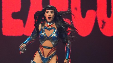 VIDEO | Katy Perry preocupó a sus fans tras un incidente en pleno show en Carolina del Norte