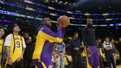 VIDEO | Los Lakers enviarán a Bronny James a su equipo filial en la G-League
