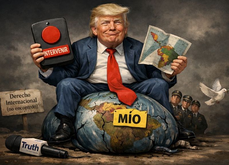 VIDEO | Trump empuja al país a una aventura militar ilegal y amenaza con gobernar un territorio independiente