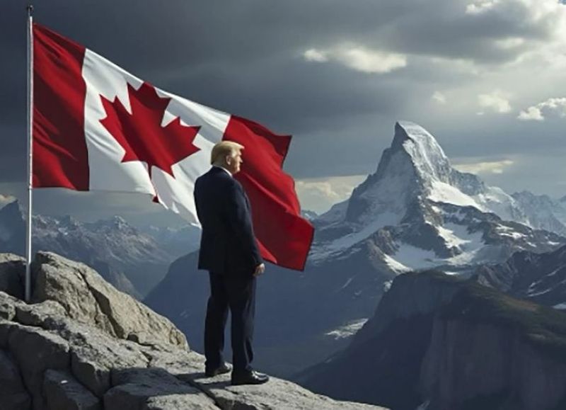 Donald Trump impone un nuevo arancel del 10 por ciento a Canadá por una supuesta polémica