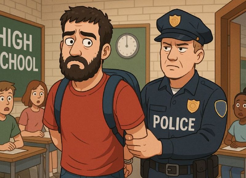 Un hispano de 24 años fue detenido en Ohio por hacerse pasar por estudiante de secundaria