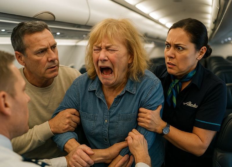 Pasajera descontrolada obligó a un avión a aterrizar de emergencia en Idaho